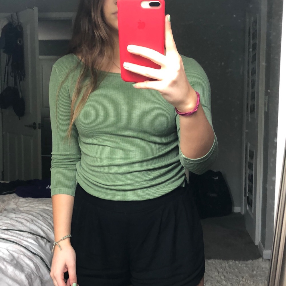 American Eagle quarter sleeve top